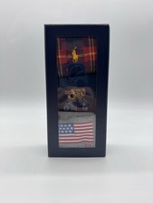 men’s Size 10-13 Polo Ralph Lauren Crew 3-Pack Sock Gift Set Multicolor Sock NIB