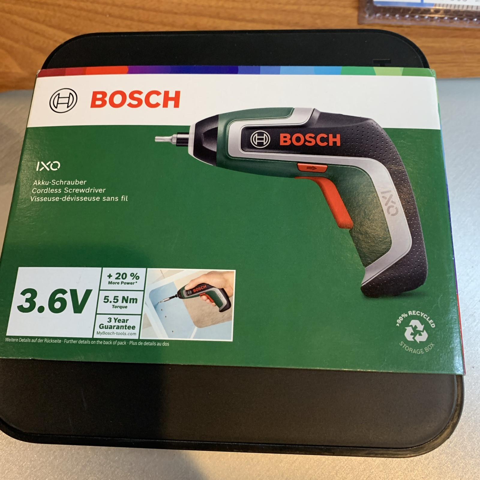 Bosch IXO Battery Screwdriver Set Angled and Eccentric Accessories,