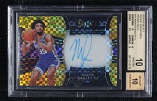 2018 Select Rookie Signatures Gold Prizm 5/10 Marvin Bagley III BGS 10 Auto k7p