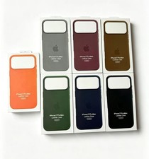 Leather Magnetic For iPhone 17 Pro Max 17 Pro Original Phone Case Magsafe Cover