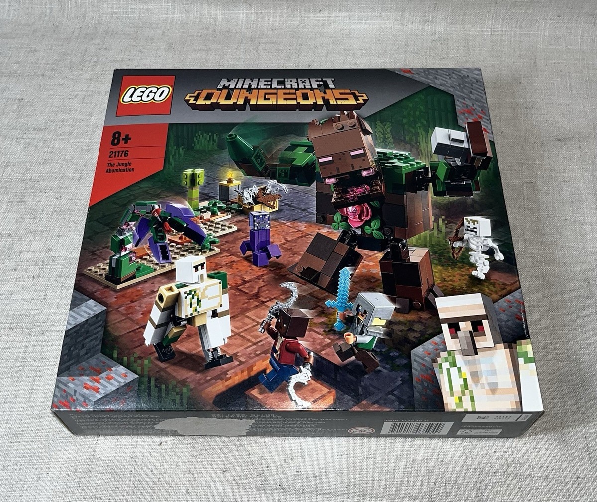 LEGO MINECRAFT DUNGEONS 21176 NEW/SEALED THE JUNGLE ABOMINATION