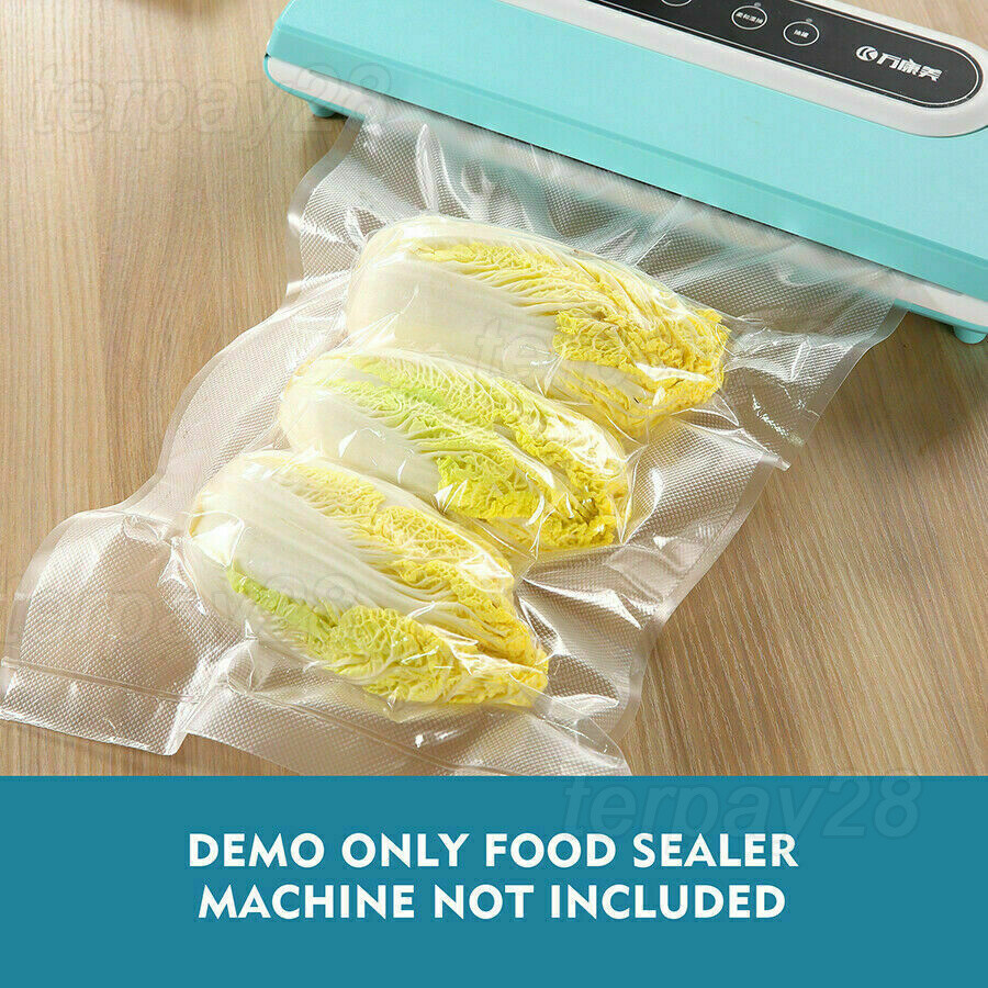 100X Textured Vacuum Sealer Bags Vac Seal Dry Wet Pack Food Saver