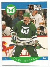 DAVE BABYCH 1990-91 PRO SET CARD MINT CONDTION HARTFORD WHALERS