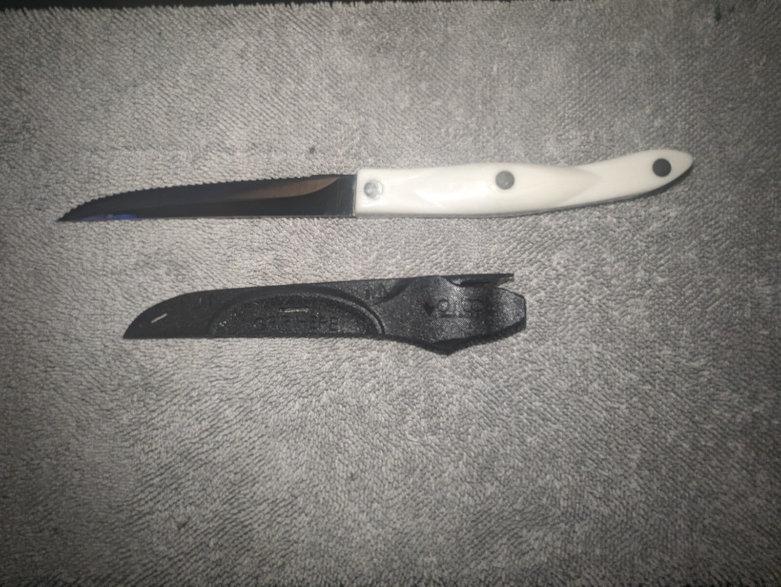 CUTCO Serrated 1721 KN Trimmer Knife Pearl handle 10" eBay