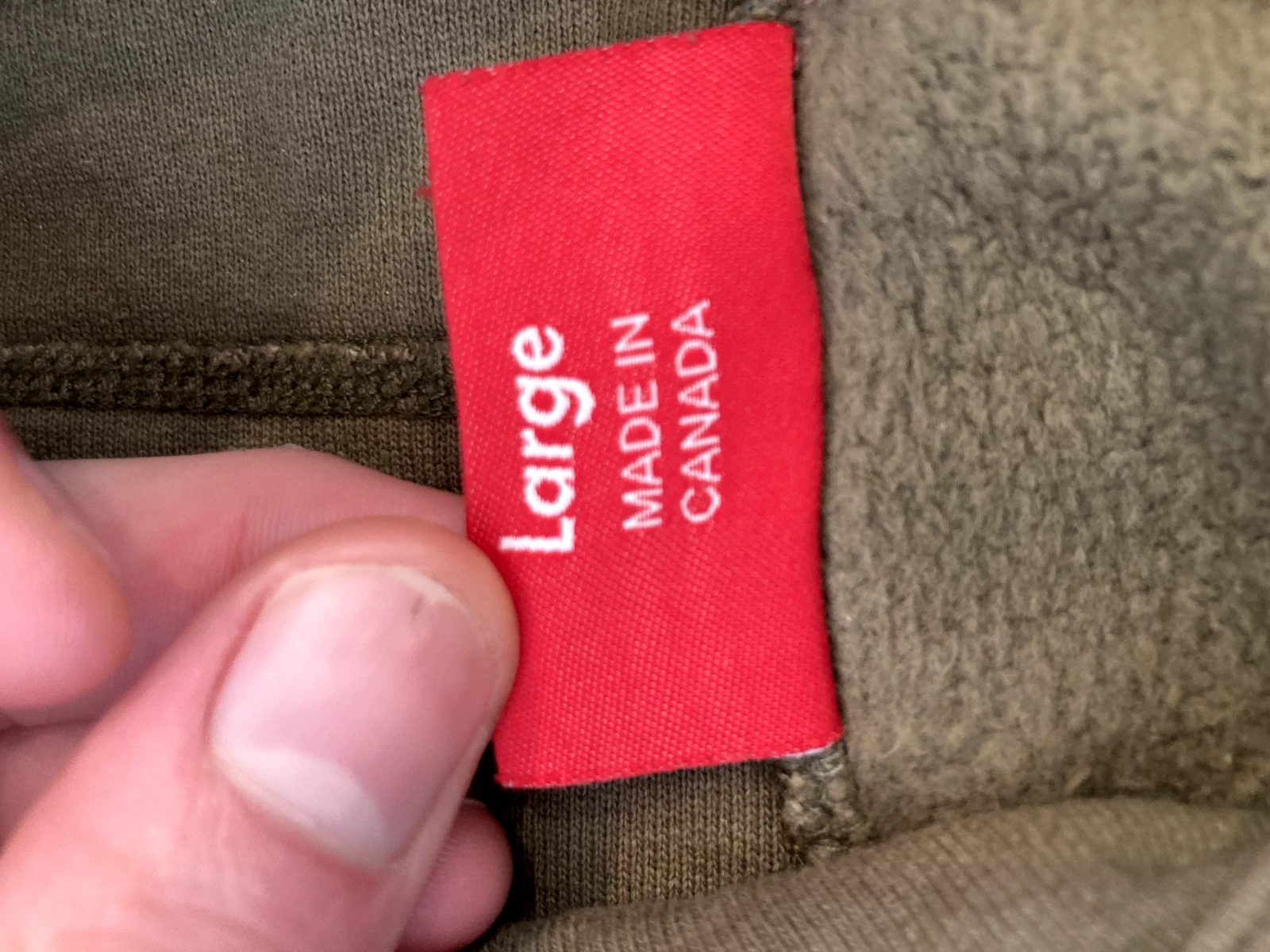 Felpa con cappuccio classico logo cromato Supreme oliva taglia FW16 large usata