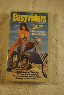 Rare Easyriders Video Magazine No. 9 Vhs 1991 Harley Davidson