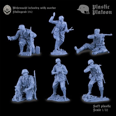 Plastic Platoon Toy Soldier WWII 