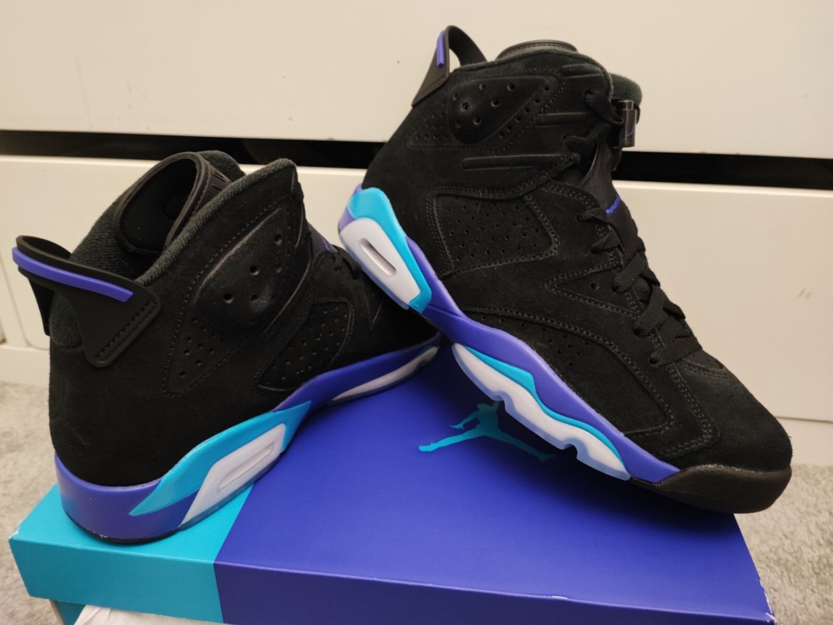 Nike Air Jordan 6 'Retro' Aqua Size 9.5 UK Mens | eBay UK