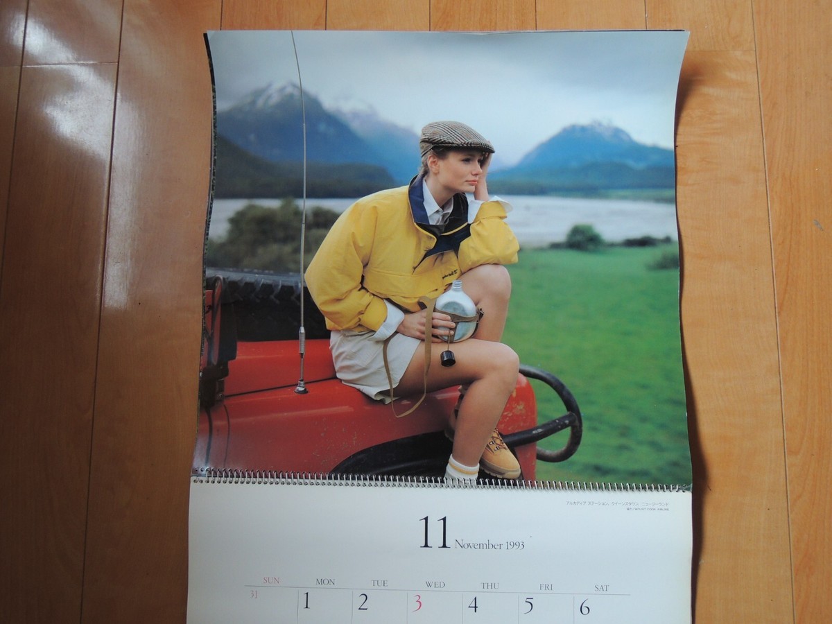JAL Japan Airlines 1993 Calendar original POSTER japanese