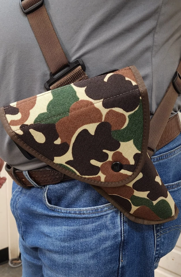 U.M.  RH Camo Bandolier & Hip holster Thompson Center 14" Contender XP100 9213-1 - Image 3 of 4