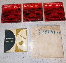 Vintage Magnetic Recording Tape Lot Of 5