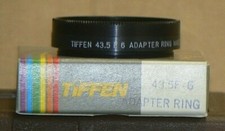 Tiffen 43.5 F-6 Screw-In Lens Adapter with Retaining Ring "New Old Stock"