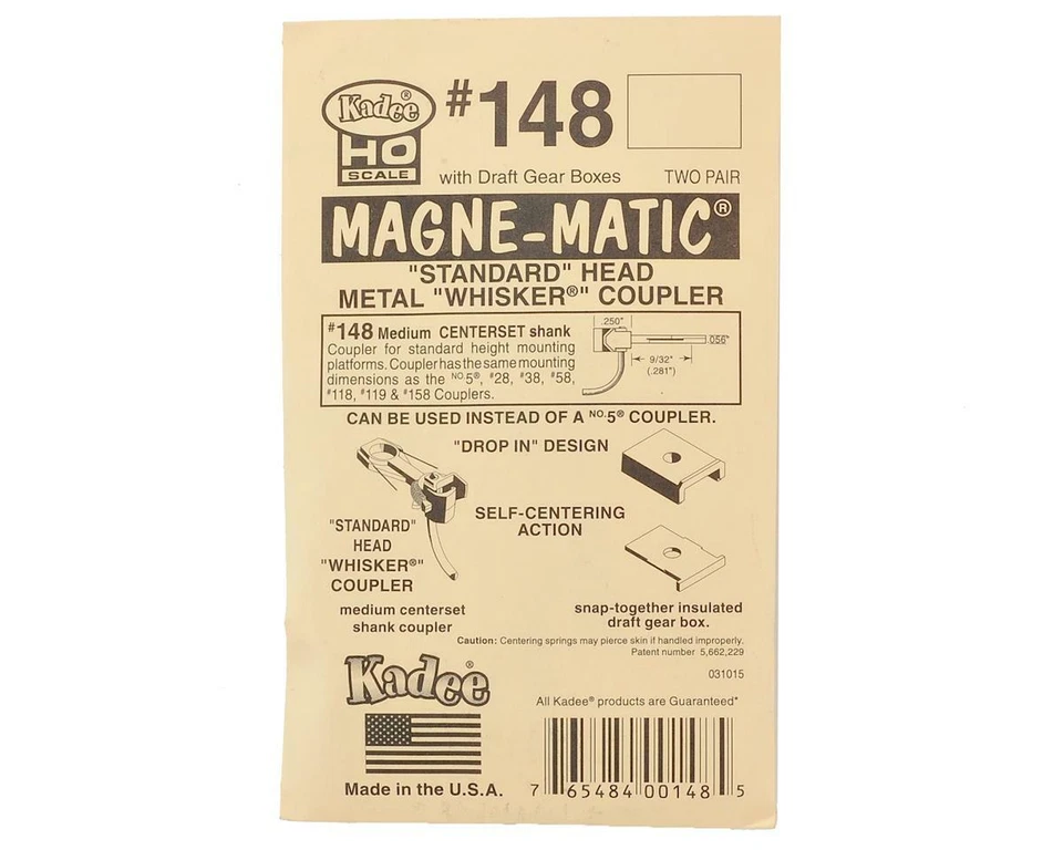Kadee HO-Scale #148 Whisker Coupler (2) [KAD148] - Image 2 of 2