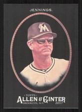 2017 Topps Allen & Ginter X DAN JENNINGS Black card MIAMI MARLINS #131