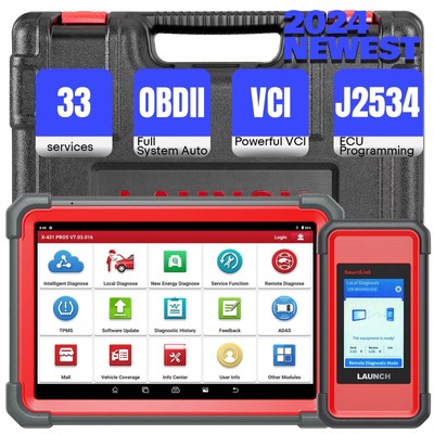 LAUNCH X431 PRO5 PRO 5 Bi-directional Diagnostic Scan With J2534 Smartlink 2.0