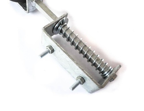 Gate Wheel Heavy Duty Spring Loaded - Galv - Support Jockey Door Sliding Wheels - Picture 4 of 7