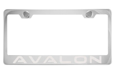 Chrome License Plate Frame for Avalon