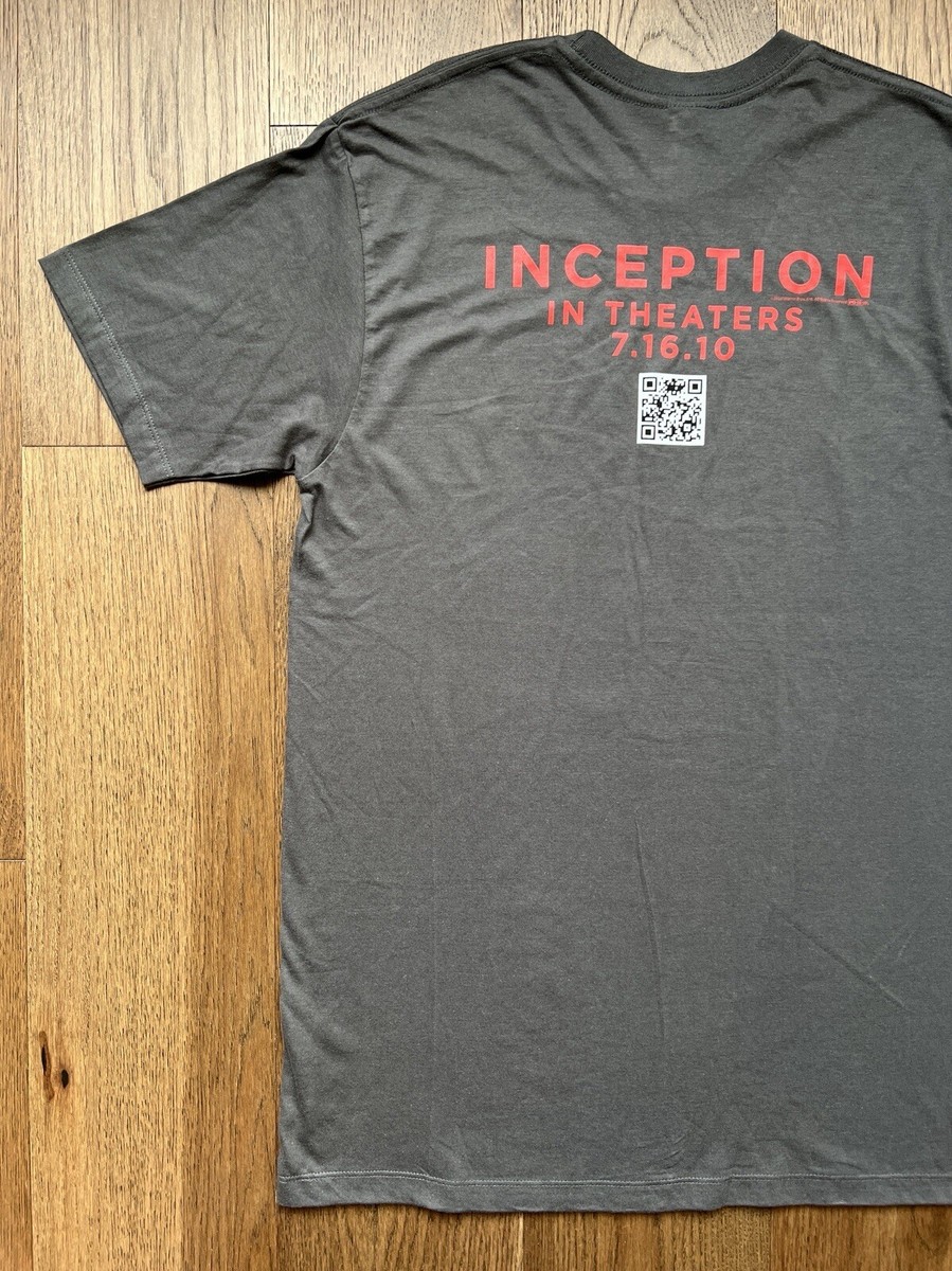 INCEPTION (2010) Official DiCaprio Movie Promo T-Shirt Medium AAA