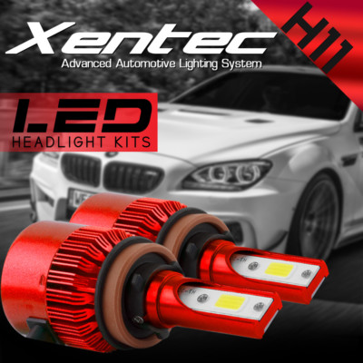 2x Xenon Cree LED H11 H8 H9 12 SMD White Headlight Low Beam Lights Bulbs 12V