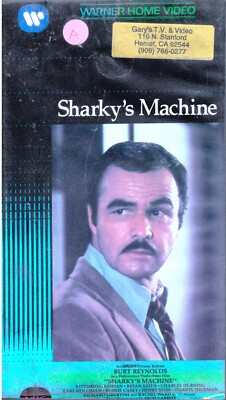 SHARKEY'S MACHINE- Burt Reynolds, Vittorio Gassman, Brian Keith VHS VG