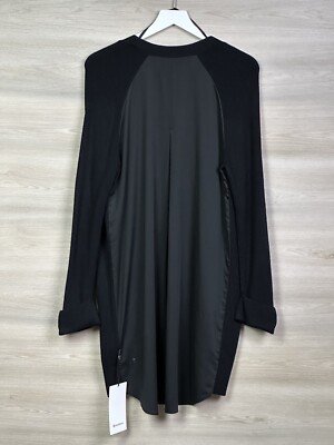Lululemon Still At Ease Wrap Cashlu & Tencel Fabric Size 8 Black