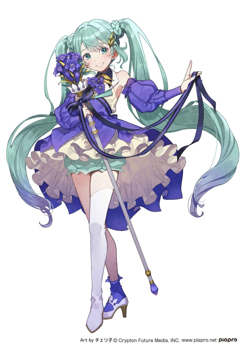 TAITO Hatsune Miku Birthday2024 AMP+ Figure Flower ver. from Japan 初音ミク Birthday2024フィギュアFlower ver.２６個