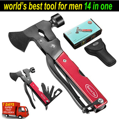 14 in one NEW Camping Tool Accessories Survival Gifts for Men Women Dad Husband