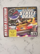 Video Game PC Midnight Outlaw Illegal Street Drag Nitro Edition