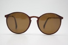Uvex Retro 9259 Brown Silver Oval Sunglasses New