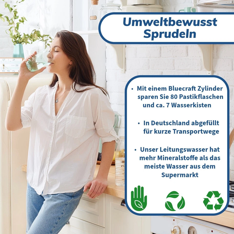 CO2 Zylinder 60L 425g Kohlensäure Soda-Stream Wasser-Sprudler Kartusche Flasche - Bild 4 von 4