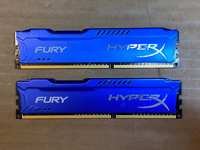 8GB (2x4GB) Kingston Fury HX316C10F/4 DDR3-1600MHz RAM Kit
