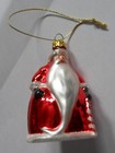 Nightmare Before Christmas Santa SANDY CLAWS Blown Glass Ornament Disney Store — photo 2