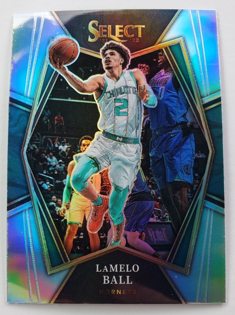 2021-22 Panini Select Premier LaMelo Ball Hornets Silver Prizm #185