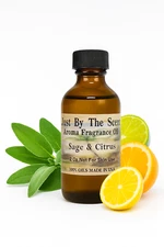 Sage & Citrus Scent 2 Oz Fragrance Oil Diffuser FREE SHIPPING Home Scent