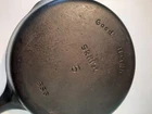 Vintage GRISWOLD "GOOD HEALTH " No. 6 Cast Iron Skillet P/N 656