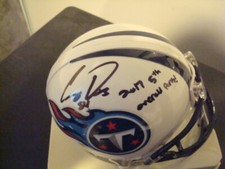 Corey Davis AUTOGRAPHED Mini Helmet SIGNED 