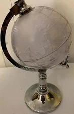 Godinger World Globe Liquor Dispenser Decanter
