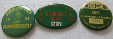 3 ENTRANCE BADGES 1981 & 1984 SOUTHERN OPEN AND 1985 KEMPER OPEN-CONGRESSIONAL 