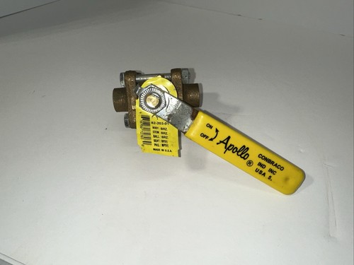 Apollo 82-203-01 1/2" Copper Sweat 3-Piece Brass Ball Valve