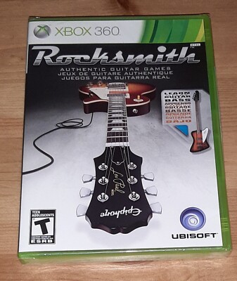 Rocksmith: Authentic Guitar Games (Xbox 360) ** Game Only, No Cable ** BRAND NEW