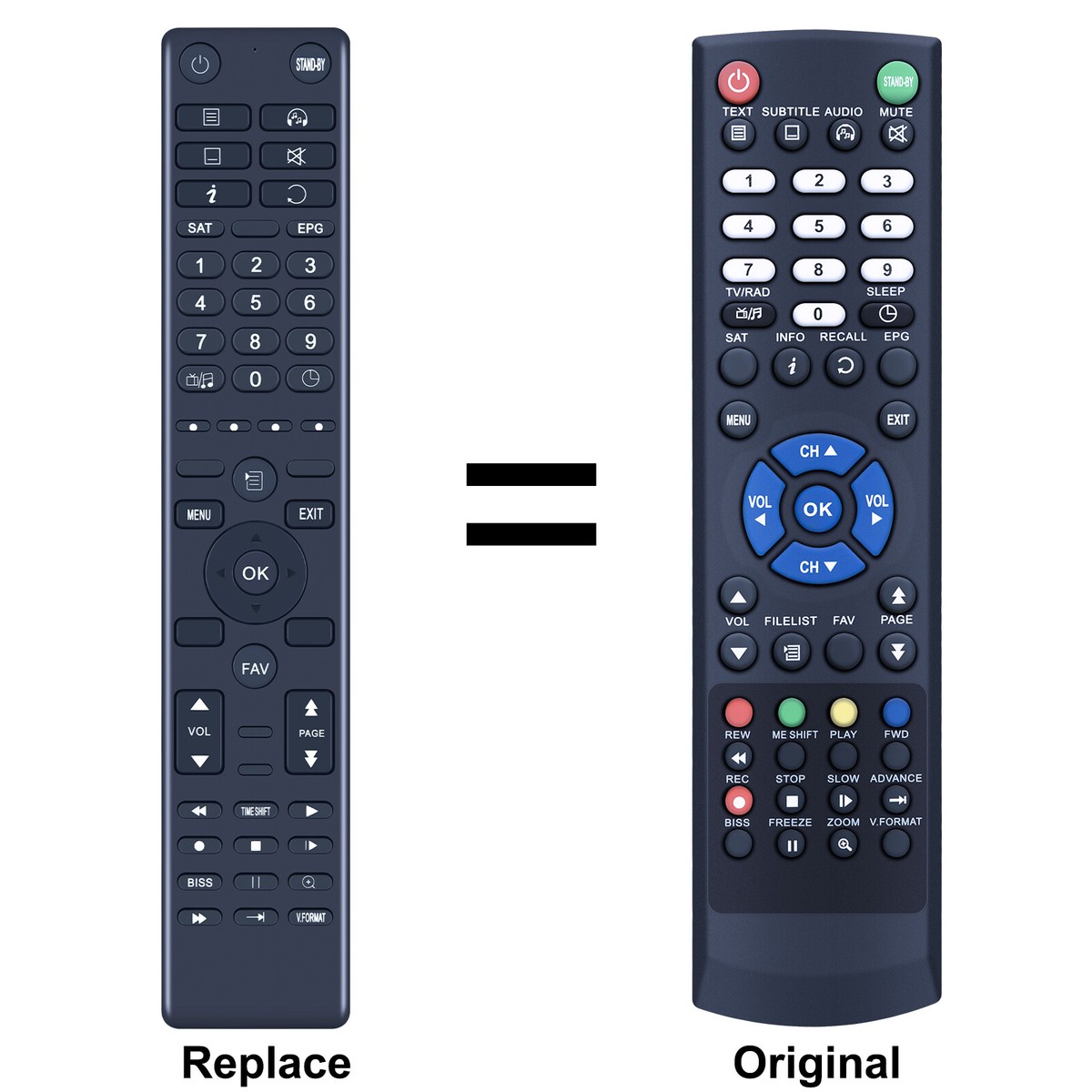 New Replace Remote Control For Strong SRT4950 SRT4922BREM SRT4922B