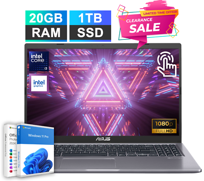 ASUS VivoBook Laptop Office 2024 15.6