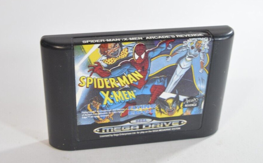 Spiderman Xmen Arcade's Revenge Megadrive  MD PAL SEGA authentic ( Europe Game)