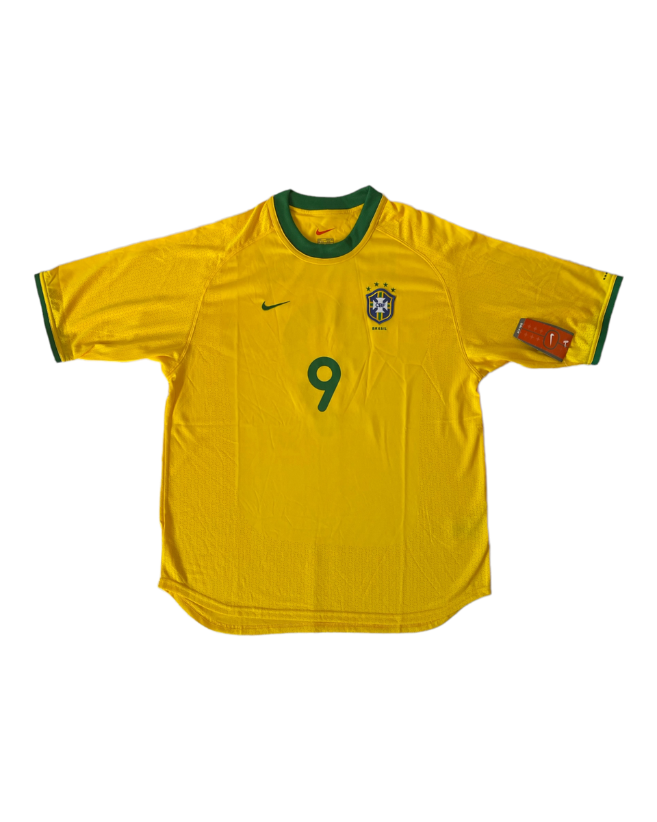 ⚽Authentic Ronaldo Brasil Brazil Nike No 9 2000-2001 Home