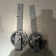 2 ROLLERS ONLY 6FT/6.6FT/8FT for Single/Double Doors Big Wheel