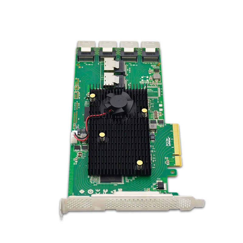 PCIe X8 to 24 Port 6Gb/s SAS/SATA Expander Card with miniSAS SFF-8087 - - Image 2 of 4