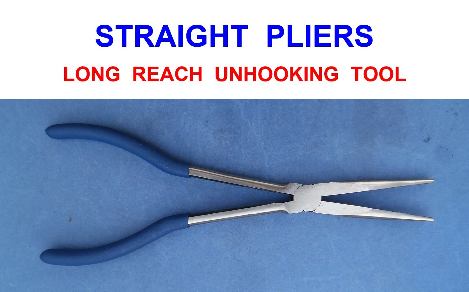 LONG REACH STRAIGHT NOSE UNHOOKING PLIERS COARSE PIKE FISHING LURES HOOK REMOVAL