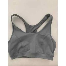New TEK Gear high impact women’s sports bra gray Size Small running Dri Wick