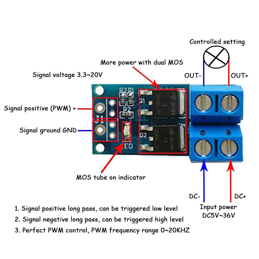 Scheda Relè 5-36V DC Con Timer E Interruttore - Per Motori, Luci E Elettronica - Foto 13