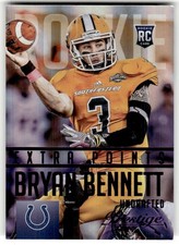 2015 Panini Prestige Bryan Bennett Rookie Extra Points Purple #/100 Rookie #213